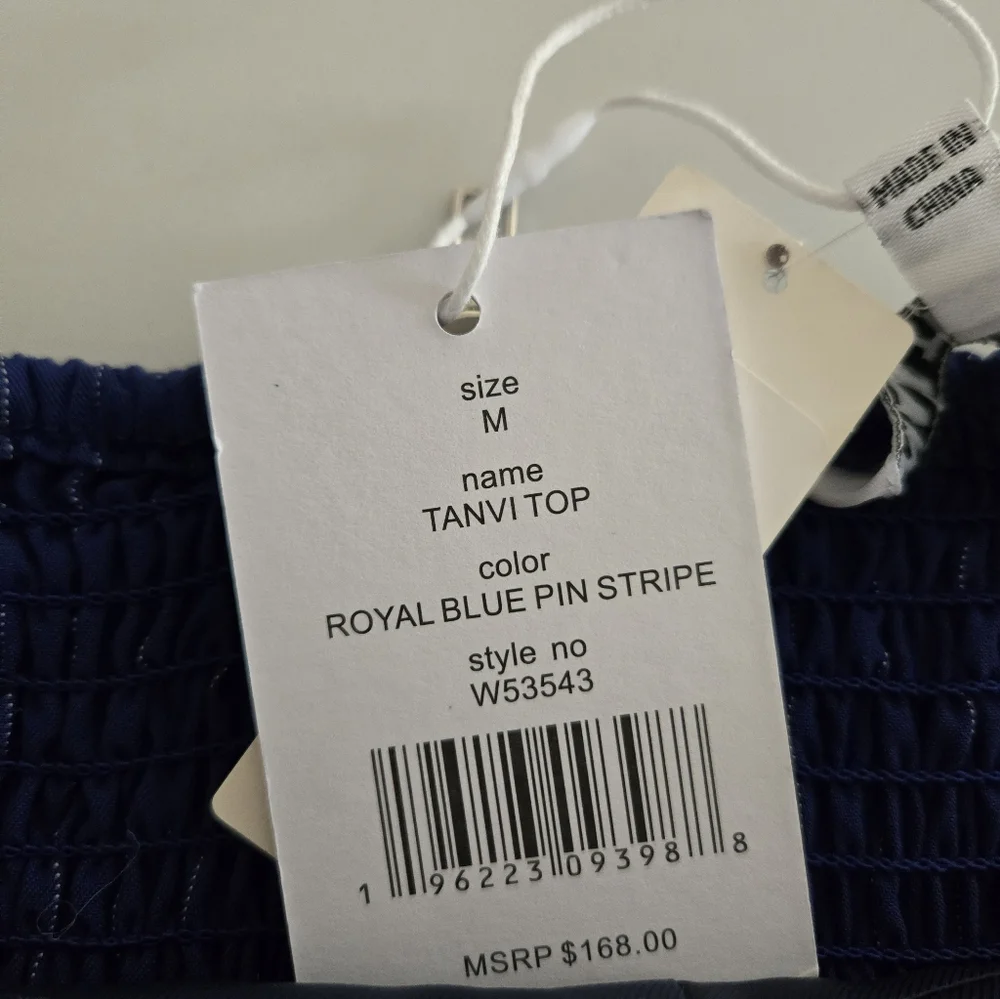NWT Walter Baker Tanvi Strapless Bustier Top